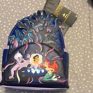Disney Little Mermaid Purple Backpack